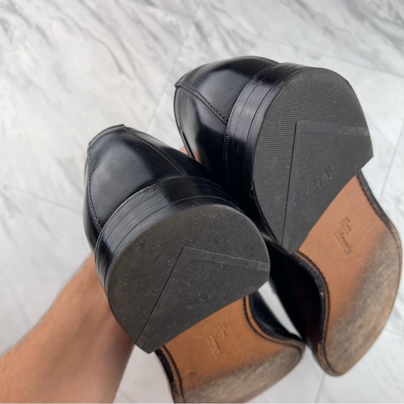 •Allen Edmonds Grayson Men 14 2A Black Tassel Leather Loafer Slip On Dress Shoes - Picture 12 of 13